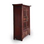 Picture of Antique Chinese Lattice Cabinet