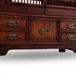 Picture of Antique Chinese Lattice Cabinet
