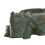 Picture of Chinese Hand-Carved Jade Dog Figurine