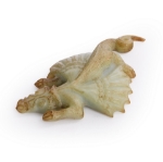 Picture of Green jade dragon sculpture